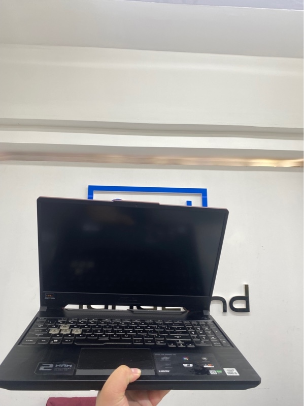 Laptop Asus Tuf gaming f15 fx506lhb - i5-10300h - GTX-1650 - 8/512gb - Màu đen - Pin 83% - Ngoại hình 98% - Kèm Sạc