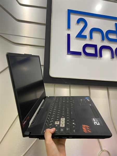 Laptop Asus Tuf Gaming F15 - I5-11400H - Ram 16/512GB SSD - 256GB SSD - RTX 3050 - 144HZ - Pin 72% - Màu đen - Ngoại hình: 98% -Màn ám vàng nhẹ - Kèm sạc 2