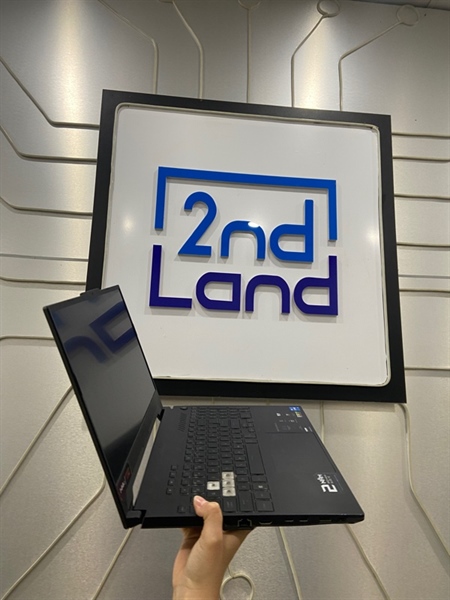 Laptop Asus Tuf Gaming F15 - i5-12500H - RTX 3050 - Ram 8/512GB SSD - Pin 92% - Màu đen - Ngoại hình: 98% - Mất 1 ốc đít mặt D, hở nhẹ bản lề mặt A, màn phản quang 2 chấm - Kèm sạc 2