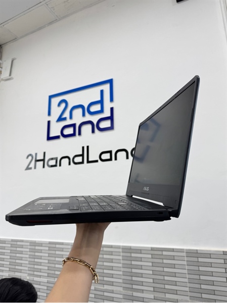 Laptop Asus TuF Gaming FX 5C5GT - i5-9300H - GTX 1650 - 16/512GB SSD - Màu đen - Pin 65% - Ngoại hình 96% - bể mặt C,D , mất 2 ốc, liệt phím enter, touchpad chập chờn - Body, kèm sạc 2