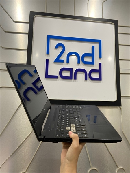 Laptop Asus Tufgaming 505D - Ryzen 7 3750H - GTX 1650 - Ram 8/512GB SSD - Pin 100% đã thay - Màu đen - Ngoại hình: 96% - Màn phản quang, ám hồng, trầy cấn, bể vỏ máy, loa rè, camera + mic lỗi, màn in phím - Body - Kèm sạc 2