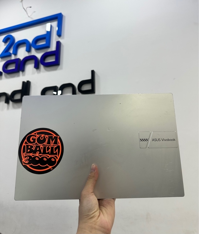 Laptop ASUS VivoBook 15 OLED A1505VA-L1201W - i9 13900H - Ram 16/512GB SSD - Pin 86% - Màu bạc - Ngoại hình 97% - Dán sticker - Kèm sạc