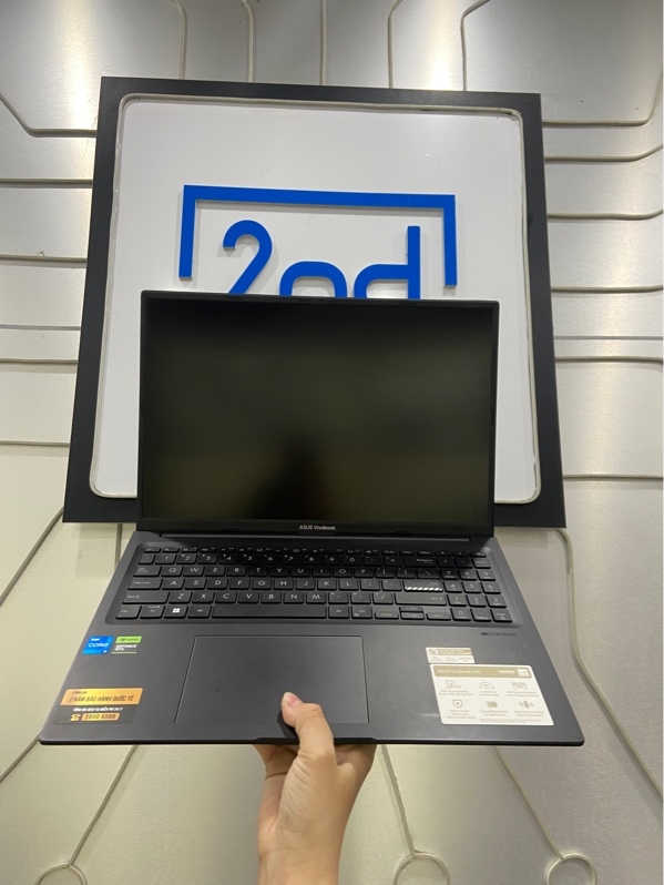 Laptop Asus Vivobook 16X - Chip i5 12500H - Ram 16GB SSD 512GB - RTX 2050 4G - Pin 100% - Màu đen - Ngoại hình: 98% - Kèm sạc