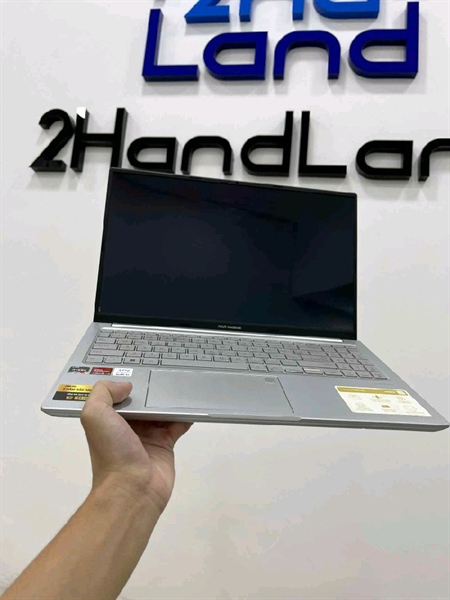 Laptop Asus Vivobook M1503QA - Ryzen 5 - 5600H - 8/512GB SSD - Pin 92% - Màu bạc - Ngoại hình 97% - Kèm sạc 1