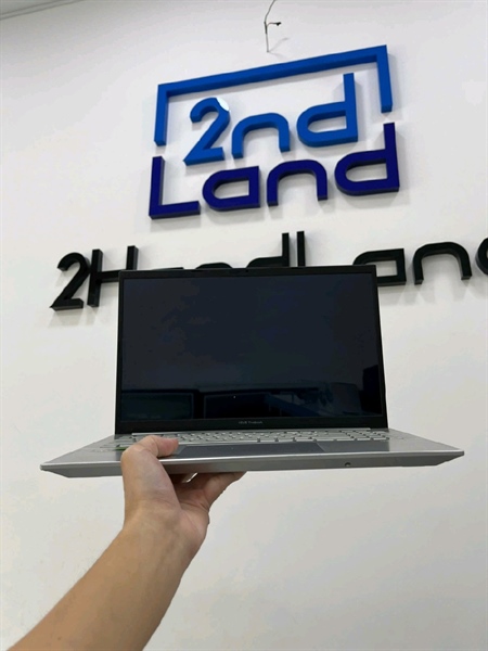 Laptop Asus Vivobook M3500QC - Ryzen 5 - 5600H - Card RTX 3050 4GB - Ram 16/512GB SSD - Pin 65% - Màu bạc - Ngoại hình 97% - Màn ám chết điểm pixel - Kèm sạc 1