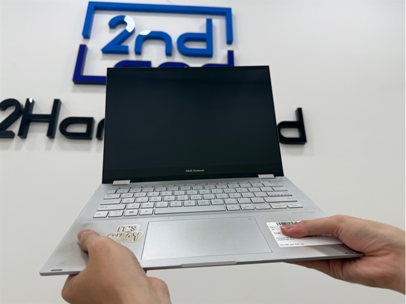 Laptop Asus VivoBook S14 - Flip TP3402VA - i5 - 13420H - 16/512GB - Pin 67% - Màu bạc - Ngoại hình 97% - Body - Kèm sạc