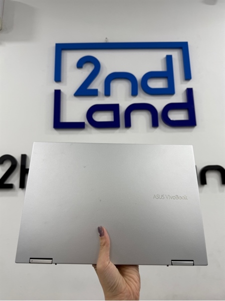 Laptop Asus Vivobook TP470EA - i3 1115G4 - 4/512GB SSD - Màu bạc - Pin 75% - Ngoại hình 97% - Màn ám hồng , tối viền , màn trầy hằn phím , phím trầy , bản lề hơi yếu , viền trầy - Kèm sạc