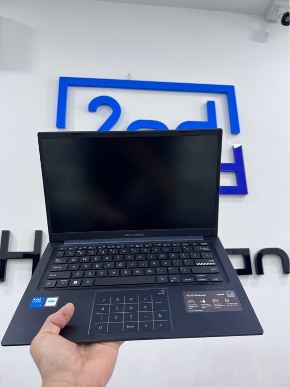 Laptop Asus Vivobook X1404 - Intel Core(TM) 5 120U - 8/256GB ssd - Màu xanh đen - Pin 97% - Ngoại hình 98% - ổ sức khoẻ 100%, - Kèm sạc