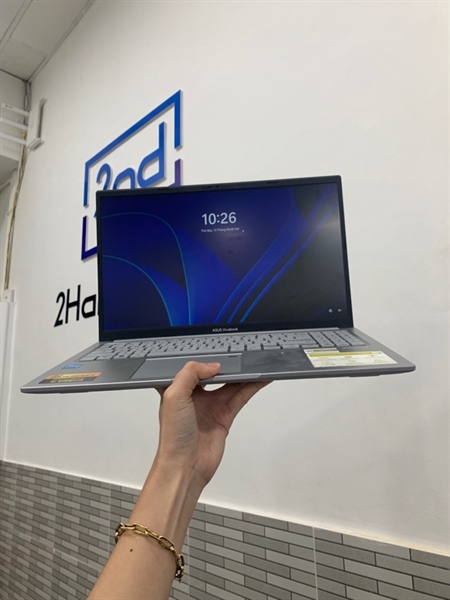 Laptop Asus Vivobook X15042A - i3-1215U - 8/512GB - Màu bạc - Pin 90% - Ngoại hình: 98% - Body, kèm sạc 1