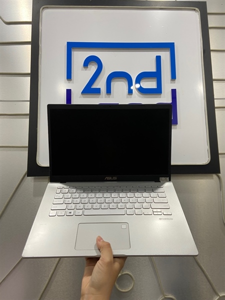 Laptop Asus Vivobook X409JA - i5-1035G1 - Ram 4/512GB SSD - Pin 100% thay new - Màu xám - Ngoại hình: 97% - Màn phản quang chấm, ám vàng - Kèm sạc 1