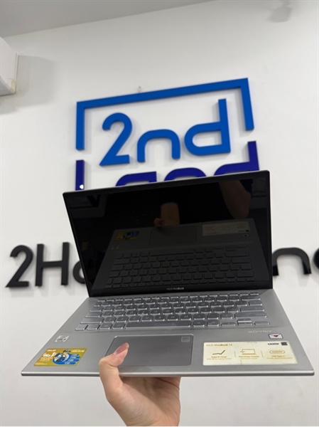 Laptop Asus Vivobook X412FAC - i5 10210U - 8/500GB SSD - Màu bạc - Pin 67% - Ngoại hình 97% - Màn phản quang - Kèm sạc 2