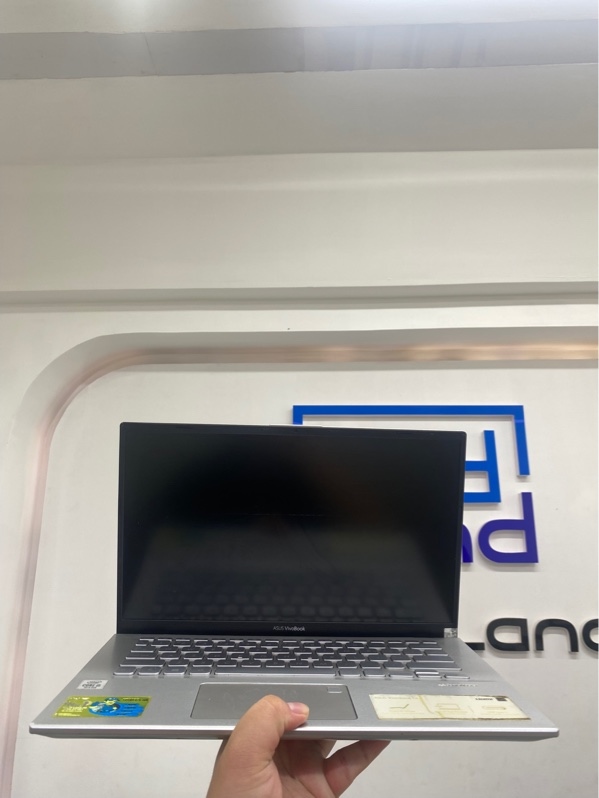 Laptop Asus Vivobook X412FAC - I5 10210U - 8/512 ssd - Màu bạc - Pin thay 100% - Ngoại hình 97% - Màn ám hồng, phản quang, màn in phím nhẹ - Kèm sạc