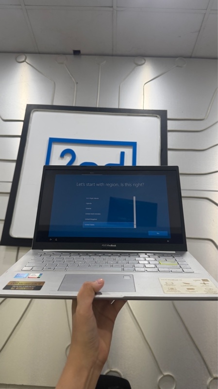 Laptop Asus Vivobook X421EA - i5 1135G7 - Ram 8/512GB - 14 inch - Pin 63% - Màu bạc - Ngoại hình: 97% - Touchpad loạn nhẹ - Kèm sạc