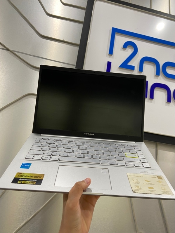 Laptop Asus Vivobook X421EAYB - i3-1125G4 - Ram 8/256GB SSD - Pin 66% - Màu bạc - Ngoại hình 97% - màn ám viền - Kèm sạc