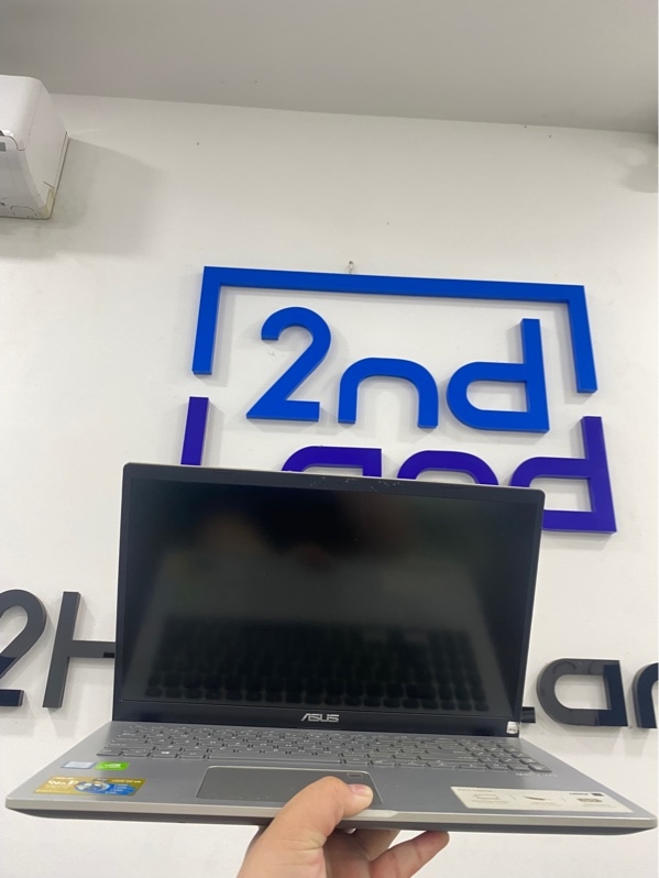 Laptop ASUS Vivobook X509FJ - i7-8565U - Ram 8gb - SSD512gb - Card GeForce MX230 - Màu bạc - Pin 63% - Ngoại hình 97% - Màn hồng, 3 đốm phản quang, trầy xước - Kèm sạc