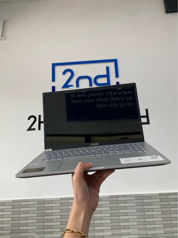 Laptop Asus Vivobook X509JA - i3-1005G1 - Ram 4GB/512GB SSD - Màu bạc - Pin 60% - Ngoại hình: 98% - Kèm sạc