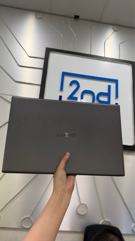 Laptop Asus Vivobook X512JAU - i3-1005G1 - Ram 12/256GB SSD - Pin 64% - Màu xám - Ngoại hình: 97% - loa nhỏ , màn ám hồng, màn rộp in phím , hư mic - Kèm sạc