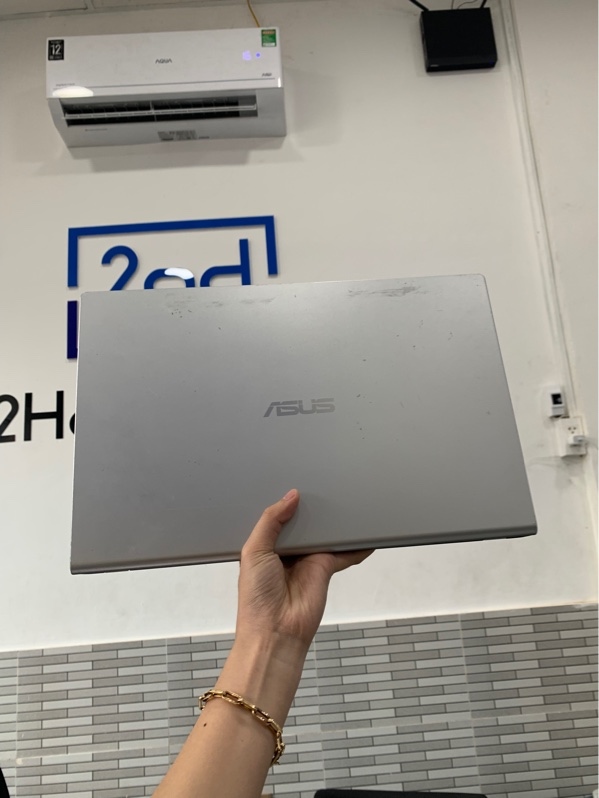Laptop Asus Vivobook x515MA - Celeron N4020cpu - Ram 4/256GB - Màu xám - Pin 71% - Ngoại hình: 97% - Màn ám hồng, đen góc - Kèm sạc