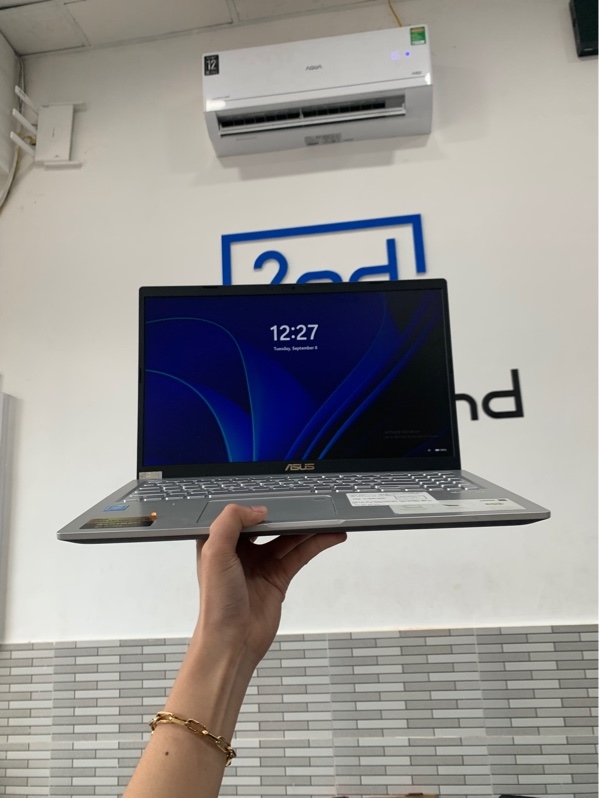 Laptop Asus Vivobook x515MA - Celeron N4020cpu - Ram 4/256GB - Màu xám - Pin 71% - Ngoại hình: 97% - Màn ám hồng, đen góc - Kèm sạc