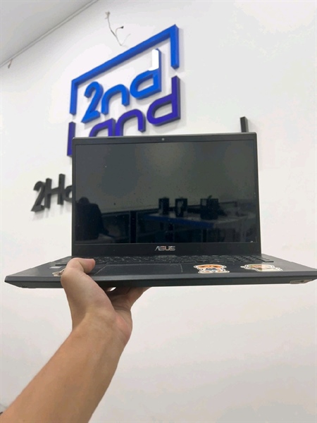 Laptop Asus Vivobook X571GD-F571GD - i5 - 8300H/GTX 1050 4GB - Ram8/512GB - Pin hư - Màu đen - Ngoại hình 97% - Màn ám, bể nứt bản lề - Kèm sạc