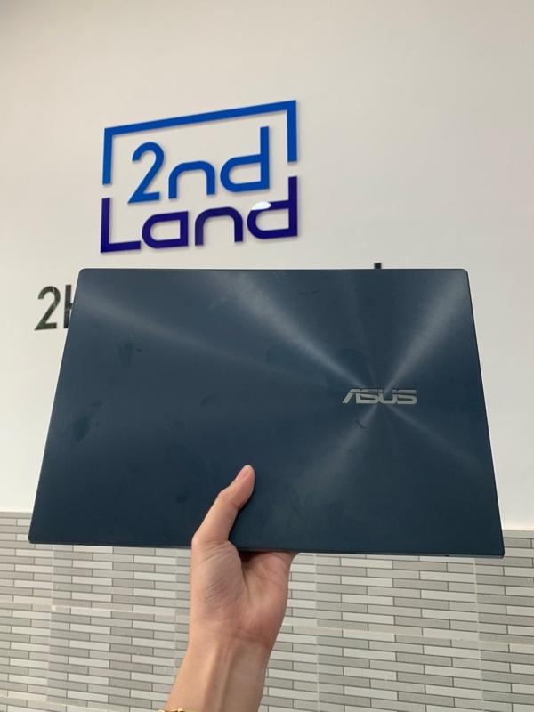 Laptop Asus ZenBook Duo UX482EA - i5 1135G7 - Ram 8GB/SSD 512GB - Màu xanh - Pin 65% - Ngoại hình: 97% - hư 1 cổng USB A - Kèm sạc + bút