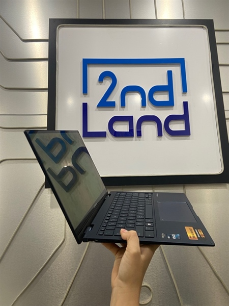 Laptop Asus Zenbook Flip UP3404VA - i5-1340P - Ram 16/512GB SSD - Màn cảm ứng - Pin 82% - Màu xanh - Ngoại hình: 98% - Body - Kèm sạc 2