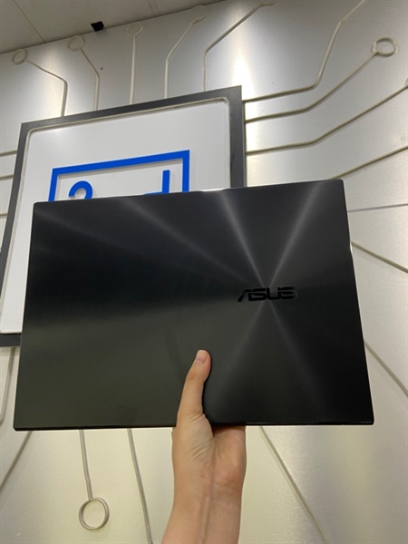 Laptop Asus Zenbook UM5401QAB UM5401QA - AMD Ryzen 5 5600H - Ram 8/512GB - Màn cảm ứng - Pin 75% - Màu xanh - Ngoại hình: 97% - Kèm sạc