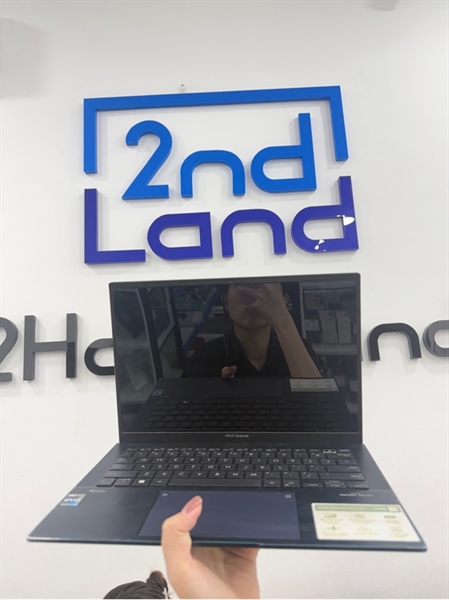 Laptop Asus Zenbook UX3402ZA - i5 1240P - 8/512GB SSD - Màu xanh đen - Pin 80% - Ngoại hình 97% - Máy trầy xước - Kèm sạc 2
