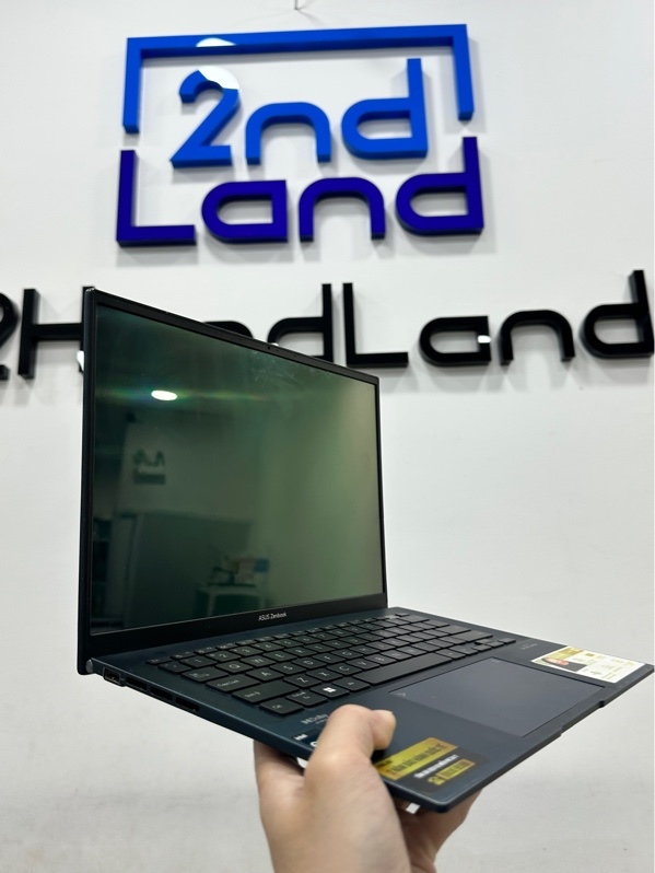 Laptop Asus Zenbook UX3402ZA - Màn Oled 90Hz - i7 1260P - 16/512gb SSD (100%) - Pin 61% - Màu xanh - Ngoại hình 97% - Màn trầy rộp - Kèm sạc