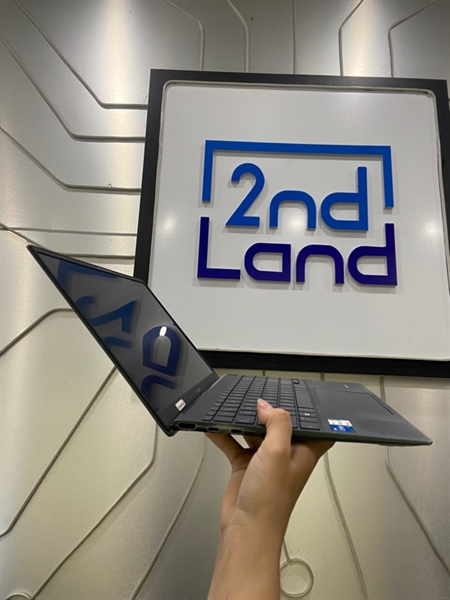 Laptop Asus Zenbook UX425EA - I5-1135G7- Ram 8/512GB SSD - Pin 52% - Màu xám - Ngoại hình: 97% - mặt A cong nhẹ, mặt C hằn dấu, màn 4 đốm phản quang - Kèm sạc 2