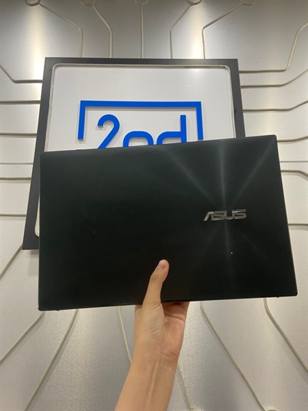 Laptop Asus Zenbook UX425EA - i5-1135G7 - Ram 8GB SSD 512GB - Pin 61% - Màu xanh - Ngoại hình: 97% - bản lề móp - Kèm sạc