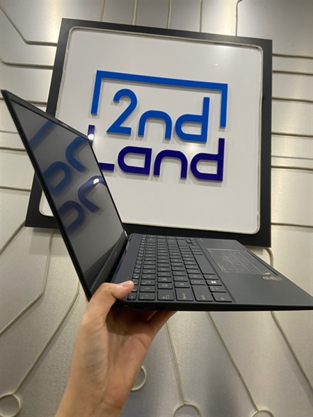 Laptop Asus Zenbook UX425EA - i5-1135G7 - Ram 8GB SSD 512GB - Pin 61% - Màu xanh - Ngoại hình: 97% - bản lề móp - Kèm sạc 2