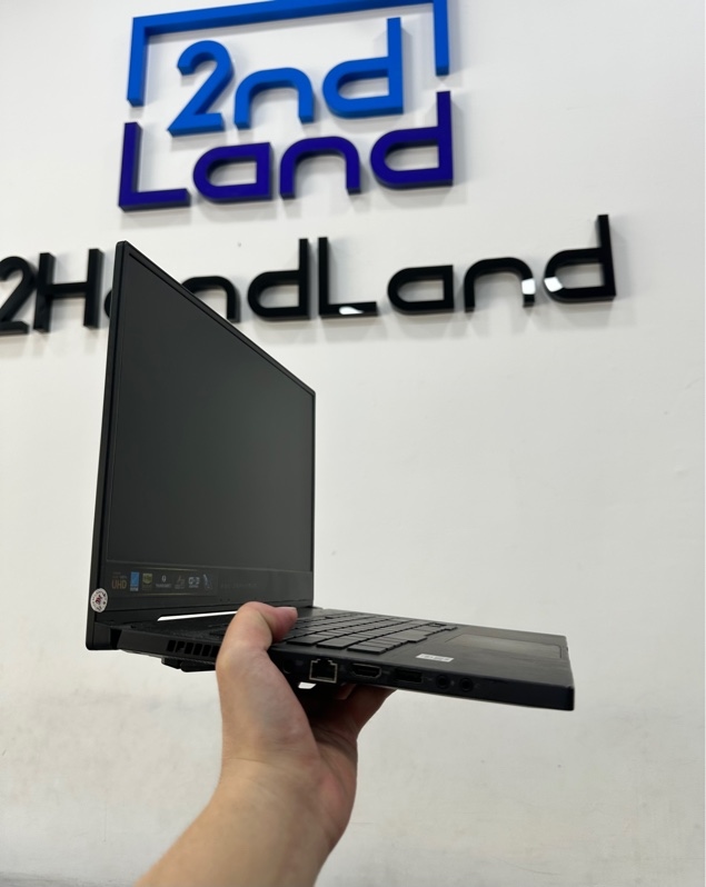 Laptop Asus Zephyrus M15 GU502LV - Màn 60hz 4k - i7 10750H/RTX 2060 - Ram 16/512GB SSD (90%) - Pin 74% - Màu đen - Ngoại hình 97% - Kèm sạc