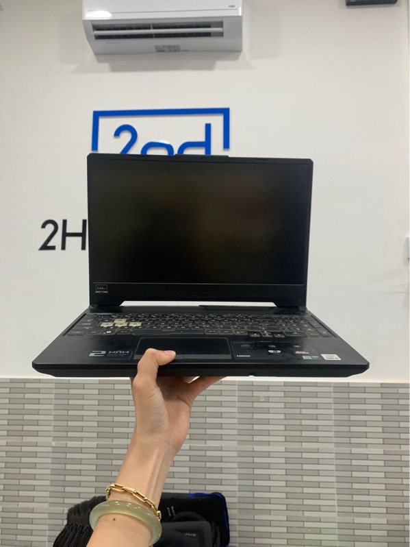 Laptop Aus tuf f15 fx506lhb - i5-10300H - GTX 1650 4gb - Ram 8gb/ssd 512gb - Màu đen - Pin 62% - Ngoại hình: 97% - Màn ám hồng lướt - Kèm sạc
