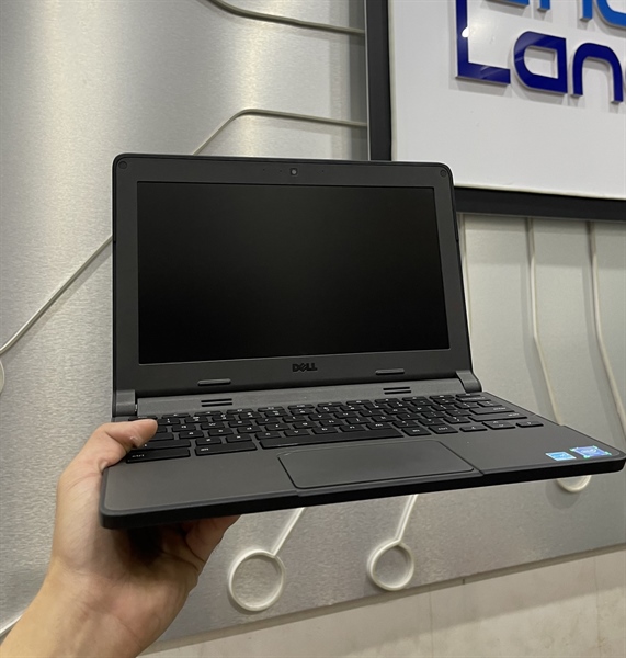 Laptop Dell Chromebook 11 - Ram 4/16GB - Màu Đen - Ngoại hình 98% - Kèm sạc