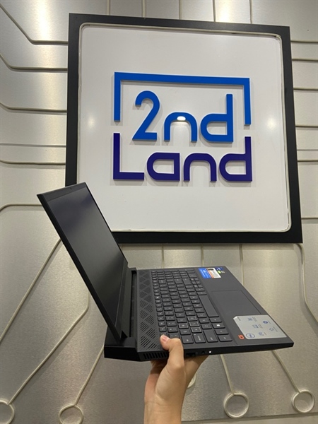 Laptop Dell G15 5520 - i7-12700H - RTX 3050 Ti - Ram 16/512GB SSD - Pin 68% - Màu đen - Ngoại hình: 98% - Mặt lưng xước nhẹ, màn rộp phím nhẹ, viền ám vàng - Kèm sạc 2