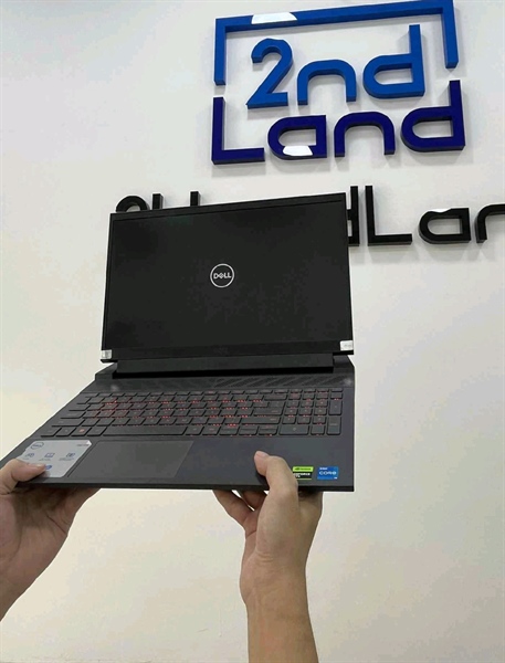 Laptop Dell G15 5530 - i5 13450HX - RTX 3050 6GB - Ram 16/256 SSD - Pin 74% - Màu đen - Ngoại hình 97% - Body - Kèm sạc 1