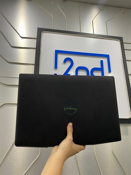 Laptop Dell G3 3500 - i7-10750H - 16/512GB SSD - GTX 1660Ti - Pin đã thay - Màu đen - Ngoại hình: 98% - Màn ám hồng - Body - Kèm sạc