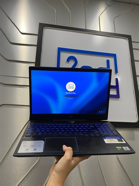 Laptop Dell G3 3500 - i7-10750H - 16/512GB SSD - GTX 1660Ti - Pin đã thay - Màu đen - Ngoại hình: 98% - Màn ám hồng - Body - Kèm sạc 1