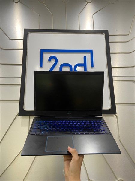 Laptop Dell G33500 - i5-10300H - 60hz - Ram 8/256GB SSD - GTX 1650 - Pin 59% - Màu đen - Ngoại hình: 97% - Viền tróc sơn, màn ám hồng nhẹ, 1 chấm phản quang, phím y hở - Kèm sạc 1