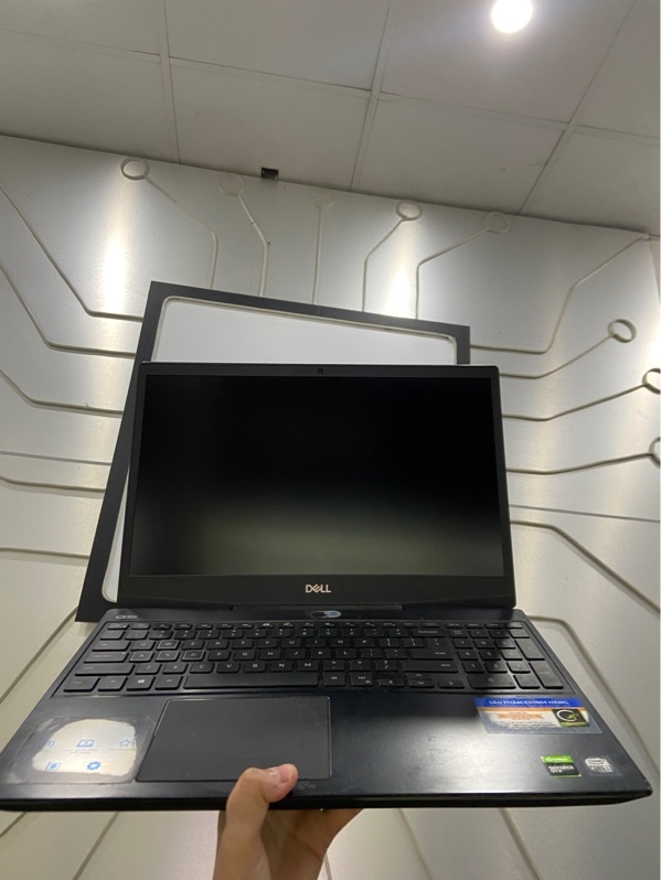 Laptop Dell G5 5500 - I7-10750H - Ram 8/512GB SSD - Geforce GTX 1660Ti - Pin 80% - Màu đen - Ngoại hình: 97% - Màn ám hồng, ổ báo nóng - Kèm sạc