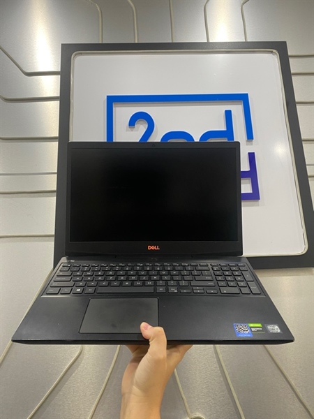 Laptop Dell G5 5500 - i7-10750H - Ram 8GB GTX 1660 Ti - SSD 512GB - Pin 50% - Màu đen - Ngoại hình: 97% - Màn phản quang, bị bầm - Body - Kèm sạc 1