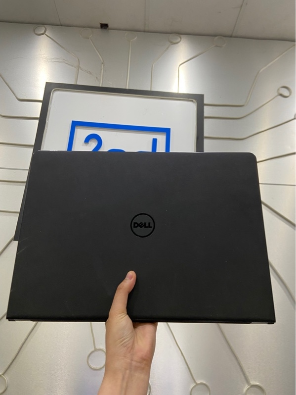Laptop Dell Inspiron 3458 - Intel Core i3-5005U - Ram 4/256GB SSD - Không Có Pin - Màu đen - Ngoại hình: 96.5% - Màn phản quang nhiều đốm, in phím, màn ám xanh viền, touchpad lỗi 2 chạm , nứt mặt phím - Kèm sạc