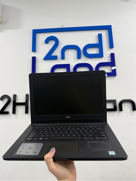 Laptop Dell Inspiron 3476 - i5 8250U - 8/256GB SSD - Màu đen - Pin thay 100% - Ngoại hình 97% - Màn trầy , ám hồng - Kèm sạc 2