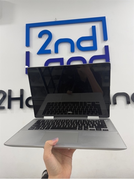 Laptop Dell Inspiron 5492 2N1 - i7 10510U - 8/512GB SSD - Màu bạc - Pin 87% - Ngoại hình 97% - màn ám hồng , nhiều đốm phản quang , trầy , viền cao su lão hóa - Kèm sạc 2
