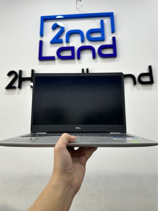 Laptop Dell inspiron 5593 - i5 1035G1 - Ram 8/512GB SSD (85%) - Pin 41% - Màu bạc - Ngoại hình xấu - Bể khung, trầy xướt, màn ám loằn phím - Kèm sạc
