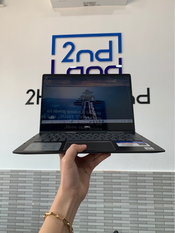 Laptop Dell inspiron 7391 2n1 - i5 10210U CPU - Ram 8gb/ssd 512gb - Màu đen - Pin 37% - Ngoại hình: 96% - Bản lề lỏng nhẹ - màn ám hồng + phản quang - Kèm sạc + bút