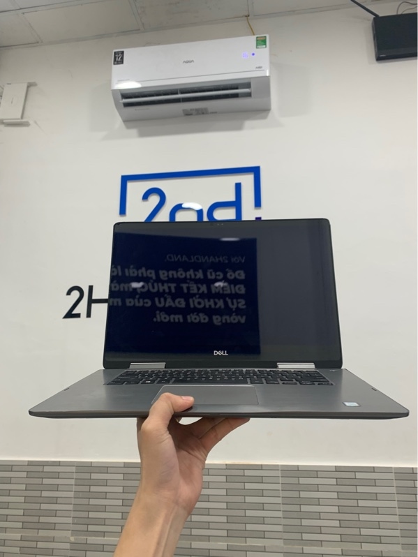 Laptop Dell Inspiron 7573 - i7-8550U - Ram 16GB/512GB SSD - Geforce 940MX - Màu bạc - Pin 100 đã thay - Ngoại hình: 97% - Kèm sạc