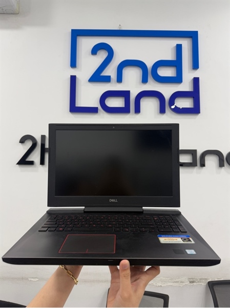Laptop Dell Inspiron 7577 - i5 7300HQ/GTX 1050 - 8/128GB SSD - 1TB HDD - Màu đen - Pin 100% - Ngoại hình 97% - Màn ám vàng , tối viền nhẹ , viền xước nhiều , đế cao su nứt - Kèm sạc 130W 1