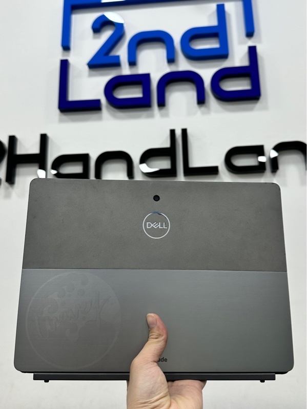 Laptop Dell Latitude 7200 2in 1 - Màn cảm ứng - i5 8265U - Ram 8/256GB SSD - Pin 75% - Màu bạc - Ngoại hình 97% - Màn nứt kính 1 đốm phan quang nhỏ - Kèm sạc